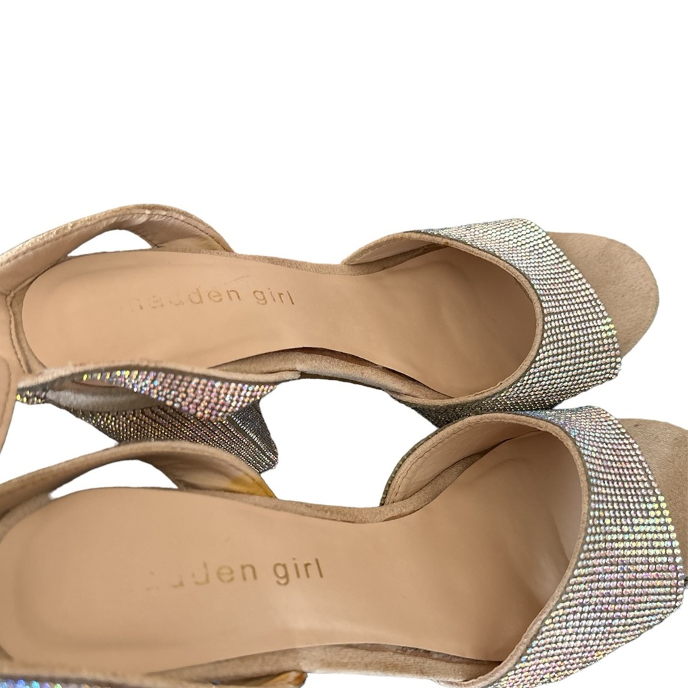 Madden girl sparkling chunky heels